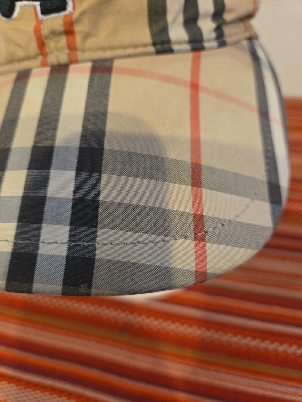 Burberry Beige Nova Check TB Monogram Archive Baseball Cap - Picture 7 of 16